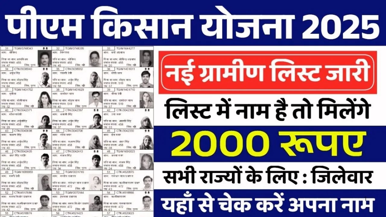PM Kisan Yojana Gramin List